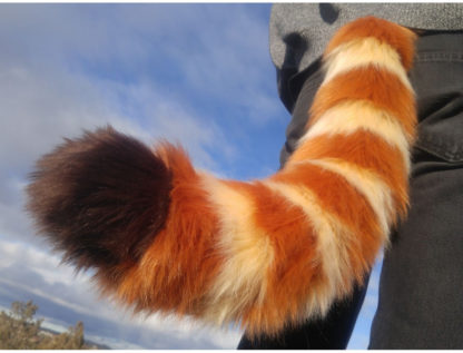 furry red panda costume tail