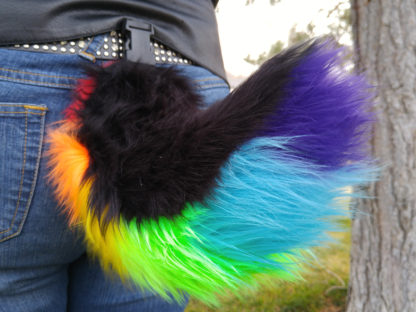 furry husky costume tail mini