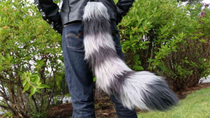 Furry Raccoon Costume Tail