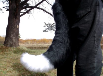 furry fox costume tail xl
