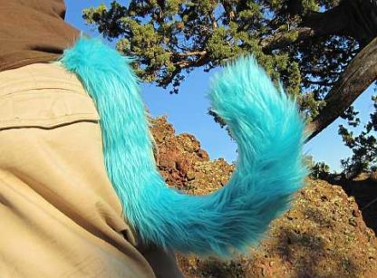 furry kitten costume tail
