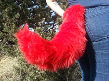 furry wolf costume tail